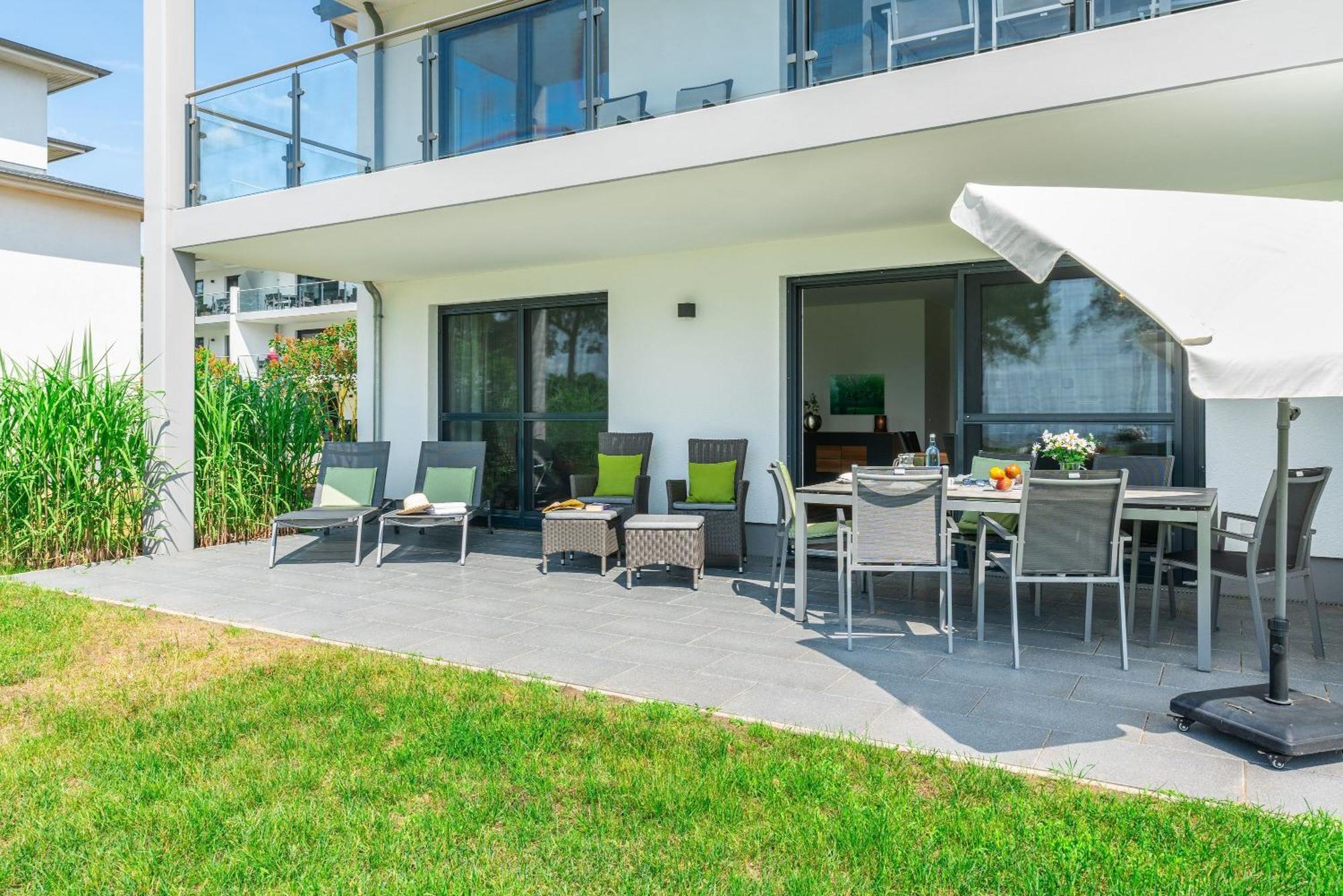 Terrassenwohnung "Inselhain" - Oase Am Haff Garz  Exteriör bild